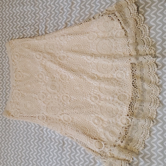 Cottagecore Boho Hippie Crocheted Skirt - Picture 7 of 7
